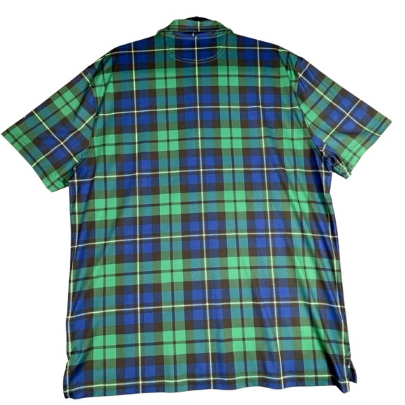 Chubbies Saint Andrew Plaid Tartan Country Club Preppy Golf Polo Shirt Sz L - Picture 2 of 16